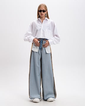 Vetements Біла блуза з логотипом WA65SH121W