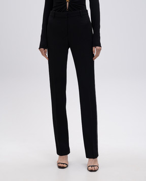 Versace Чорні штани з вовни 10201291A14592
