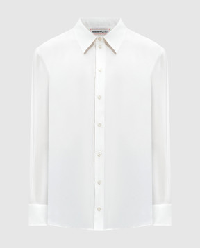 Alexander McQueen Біла блуза із шовку 798274QBACQ