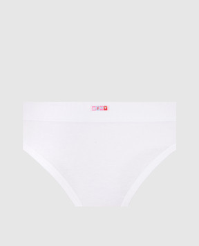 RiminiVeste Дитячі білі трусики Emy Bimba з кристалами B659