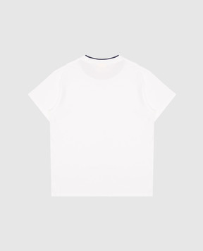 Off-White Дитяча біла футболка з принтом OBAA012S25JER001