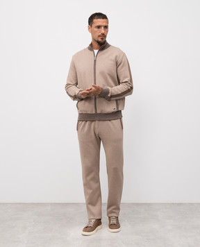 Bertolo Cashmere Бежеві спортивні штани 902088001965