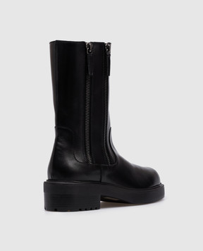 Giuseppe Zanotti Черные кожаные ботинки Foustine I470012