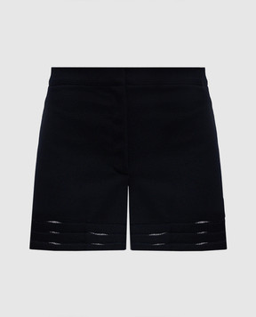 Twinset Синие шорты с логотипом логотип логотип 251TP2043