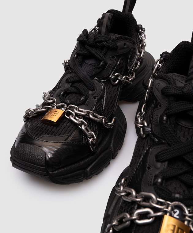 Balenciaga - Чорні кросівки 3Xl Chain 825622W3XPL купити в Symbol