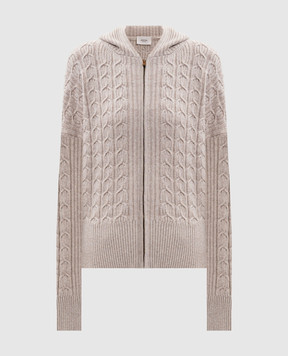 Agnona Бежевая спортивная куртка из кашемира KN100186K080N