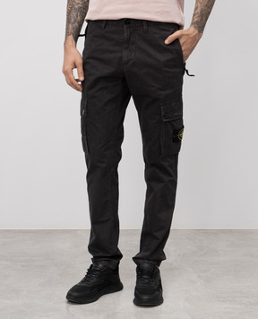 Stone Island Сірі карго з патчем логотипа K1S153100303S00WA