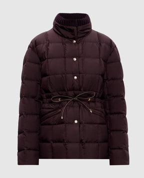 Moncler Бордова пухова куртка Antigone K20931A0023954A81