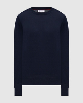 Brunello Cucinelli Синій джемпер M2900100