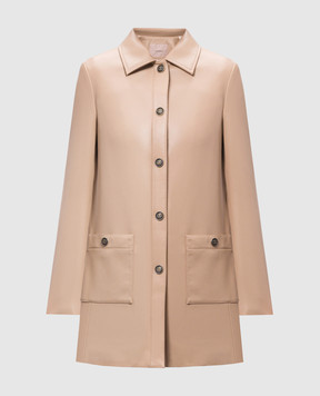 Twinset Бежевая куртка с логотипом 251TP2350