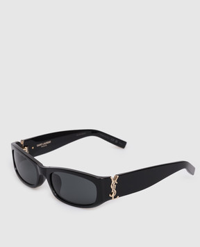 Saint Laurent Чорні сонцезахисні окуляри з логотипом 843066Y9956