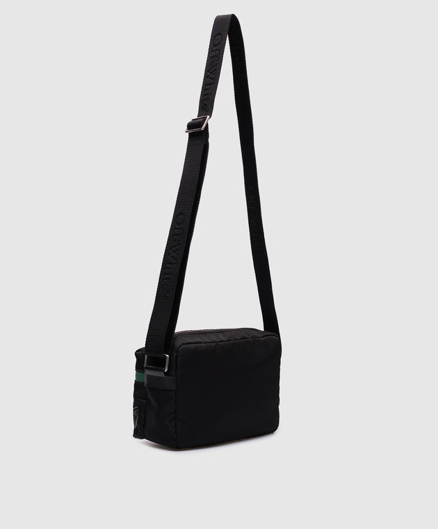 Off-White Чорна сумка з логотипом OMNQ081S25FAB002 зображення 3