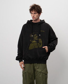 Off-White Серые худи Bacchus OMBB118F24FLE004