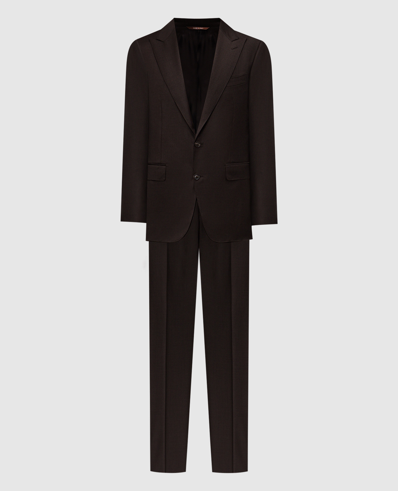 

Коричневый костюм из шерсти, Костюмы