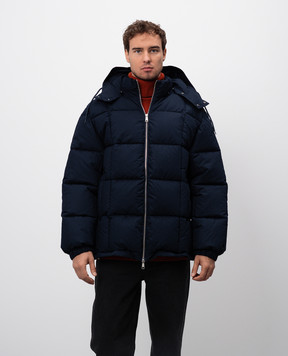A.P.C Синяя куртка Kyle с вышивкой логотипа COHDDM30199