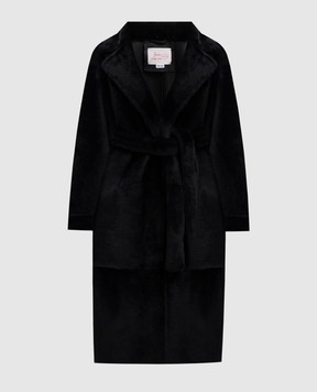 Babe Pay Pls Черная дубленка 2420MERINO