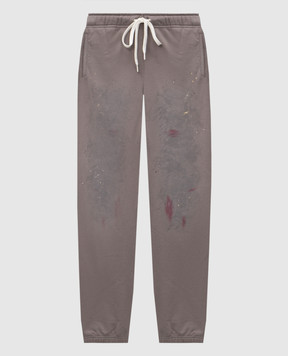 Maison Margiela MM6 Серые джогеры с винтажным эффектом SH2KA0029M25013