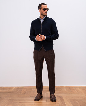 ISAIA Белая рубашка в клетку IM10TCC9458