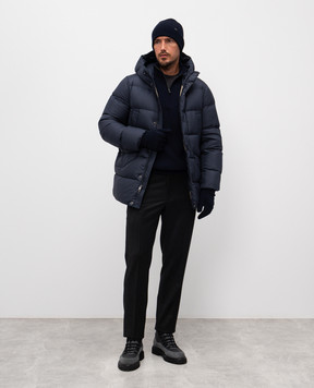 Woolrich Синий свитер с шерстью и кашемиром CFWOKN2024MRUF5032