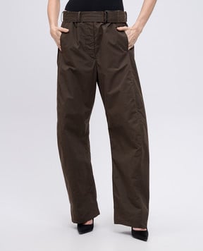 Magda Butrym Штани кольоу хакі PANTS01101425