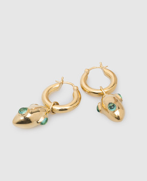 Shyla Золотые серьги с золотом 22 каратами. CRESSIDAEARRINGS