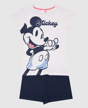 RiminiVeste Детская серая пижама Disney с принтом Mickey DYD6324C