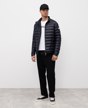 Moncler Синяя пуховая куртка Arnique K20911A00103597YG