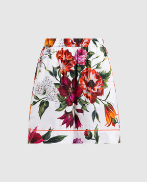 Dolce&Gabbana Белые шорты в принт FTAM7THS5TQ