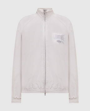 Alexander Wang Бежевая спортивная куртка с логотипом UWC2252059