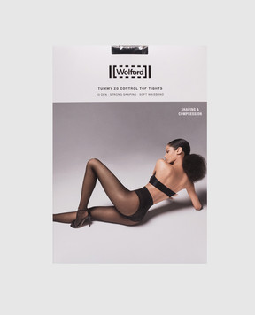 Wolford Черные колготки Tummy 20 den 18517