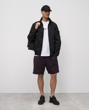 Stone Island Біла футболка з принтом K1S152100037S0091