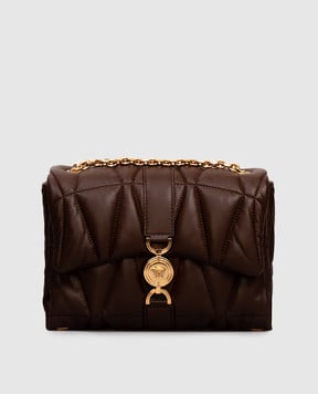 Versace Коричнева шкіряна сумка Kleio 10159641A12973