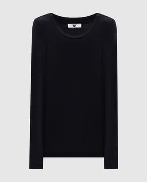 Twinset Черный лонгслив с логотипом 252LI2WBB