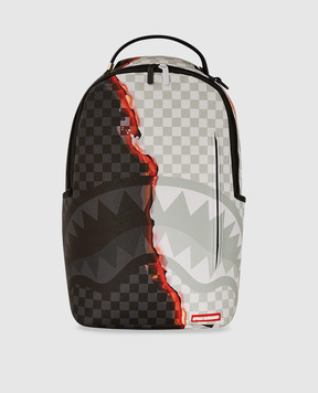 Sprayground Дитячий сірий рюкзак RING OF FIRE 910B5858NSZ