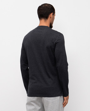 Brunello Cucinelli Сірий меланжевий лонгслів M0B137407