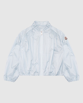 Moncler ENFANT Дитяча блакитна куртка Chazeron з логотипом K19541A00102597YF1214