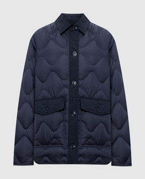 Woolrich Синя пухова куртка Heritage CFWWOU1137FRUT2635