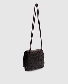 Bottega Veneta Коричневый кожаный клатч Andiamo 836940VCPP2