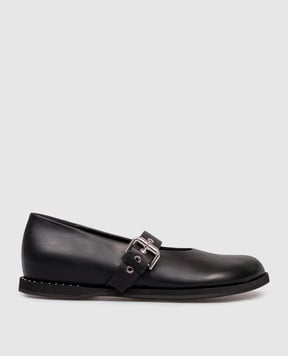 Premiata 1 Line Черные кожаные балетки M7151