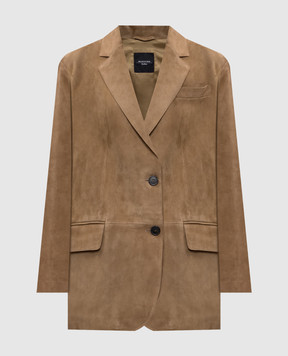 Max Mara Weekend Коричневий замшевий жакет ROLANDA ROLANDA
