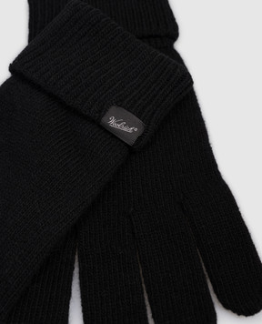 Woolrich Черные перчатки с шерстью с логотипом CFWOAC0347MRUF0659