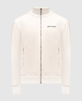 Palm Angels Бежевая спортивная куртка с логотипом PMBD058C99FAB002
