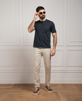 Cashmere&Whiskey Синя футболка TS645B2360714D