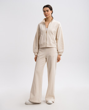 Twinset Бежевые спортивные штаны 251TP2482