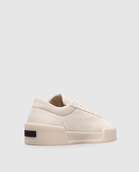 Fear of God Бежевые кроссовки Aerobic Low из нубука FGE280101NUBm