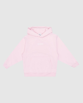 Vetements Детские розовые худи с принтом логотипа. KA10HD100K