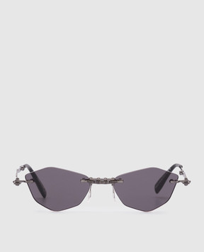 Kuboraum Серебристые складные солнцезащитные очки H48 KRSH48BB0000004Y