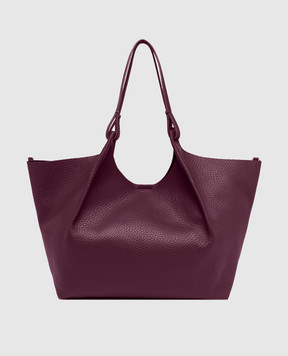 Gianni Chiarini Бордовая кожаная сумка-тоут DUA BS9720RNGDBL