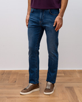 ISAIA Синие джинсы с логотип патч DCRZ02DJ125