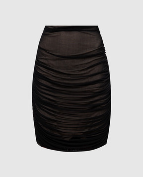 Tom Ford Черная юбка с драпировкой GCJ218FAX429